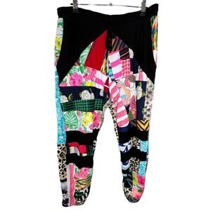 ZWD Unique Colorful Multi-fabric Lightweight Comfy Joggers